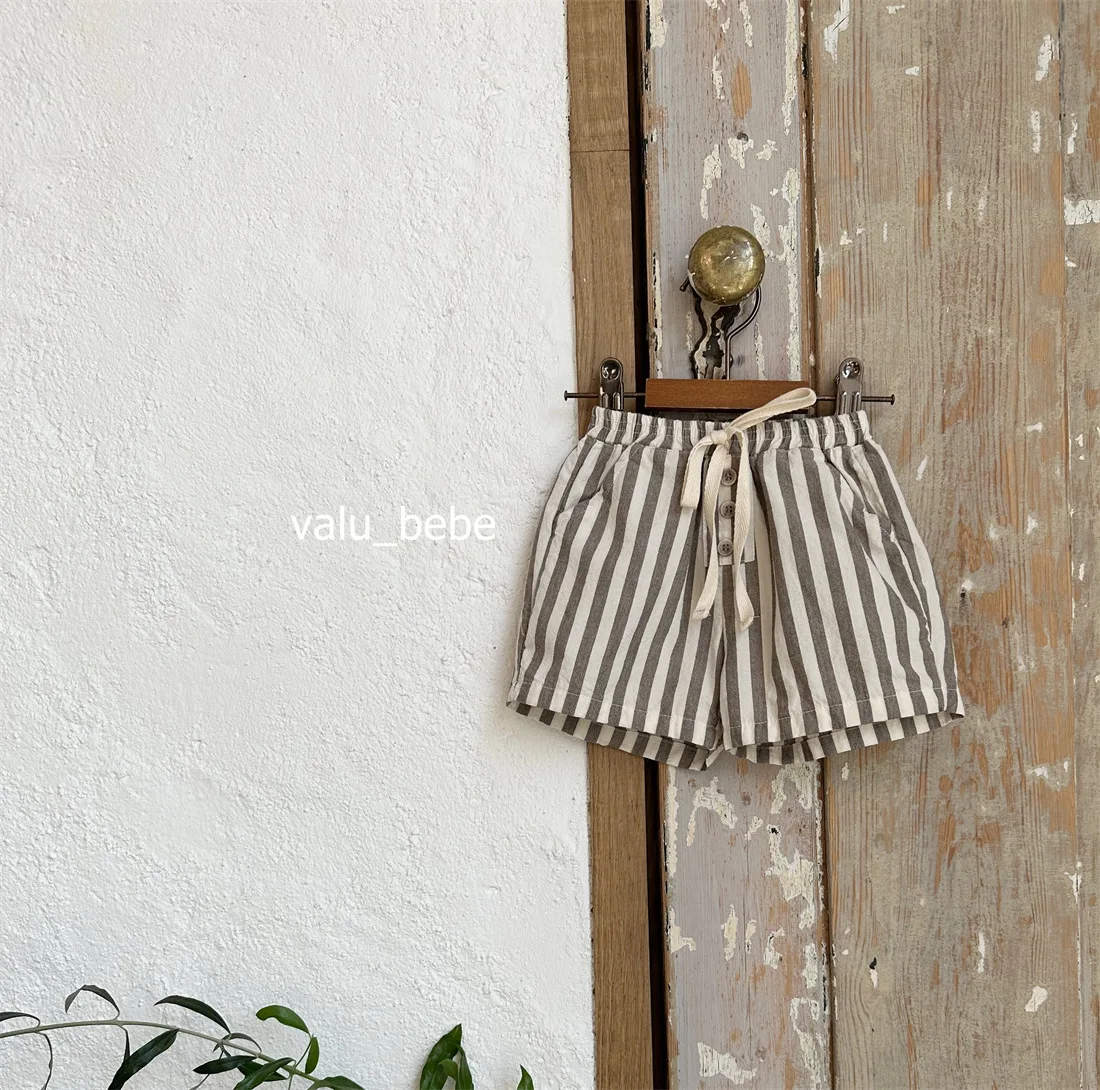 Toddler Girl Fashion Striped Cute Shorts Soft Comfortable Short Pants For Baby Boys Summer Boutique Cotton Short Trousers image 4