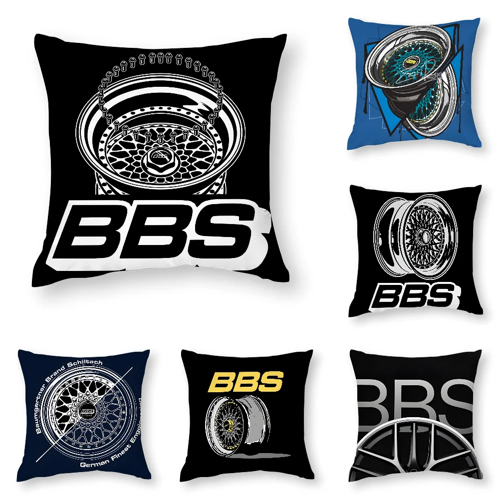 

B-BBS-SB Racing Pillow Case 3D Print Polyester Fiber 40*40 cm Home Sofa Throw Pillow Cover Decoration Festival Gift