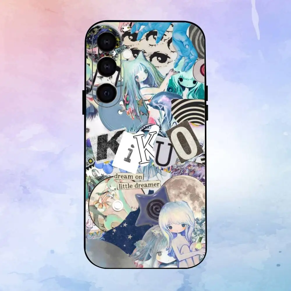 K-kikuo Anime Japan Music  Phone Case  For Samsung Galaxy A73,A72,A71,A70,A53,A52,A51,Others Soft Black Shell