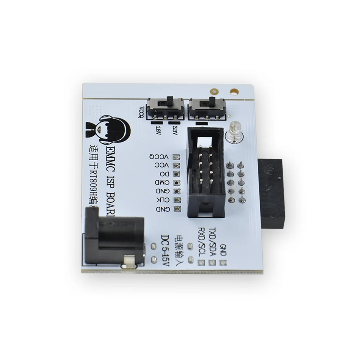 AT87-RT809H Programmer Adapter EMMC ISP Board for Test Clip Fast Writing Reading Speed Calculator Chips