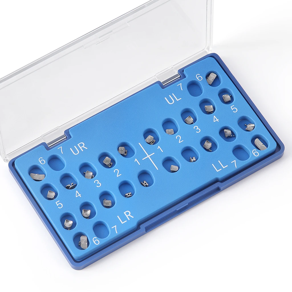 5 Boxen AZDENT Dental Orthodontic Self Ligating Bracket Braces Monoblock Base mit 1st Molar Buccal Tubes MBT/ROTH 022 Hooks 345 – Detail 8