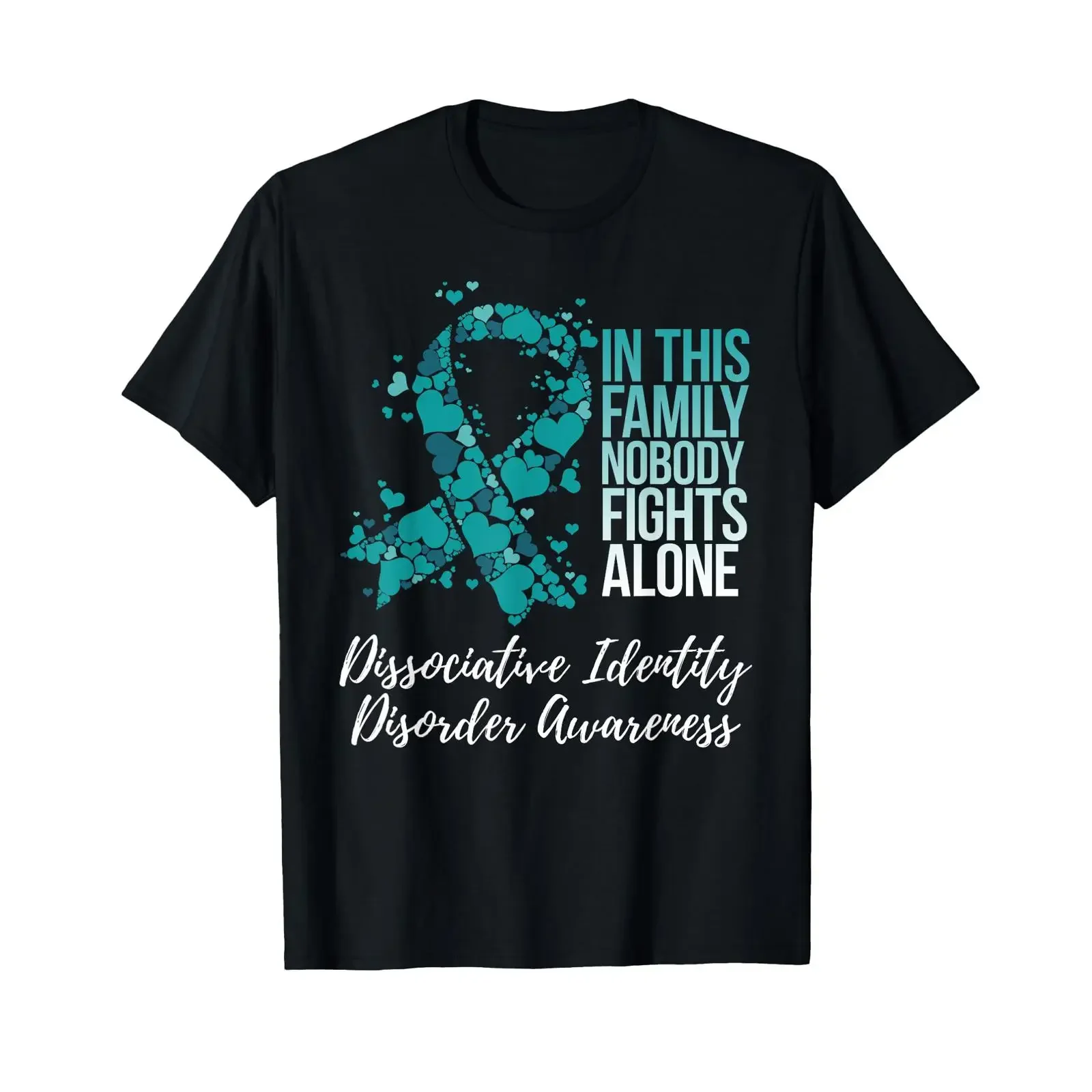 Family Support Dissociative Identity Disorder Awareness T Shirt vintage Washed Comfortable homme fashion Stylish Breathable