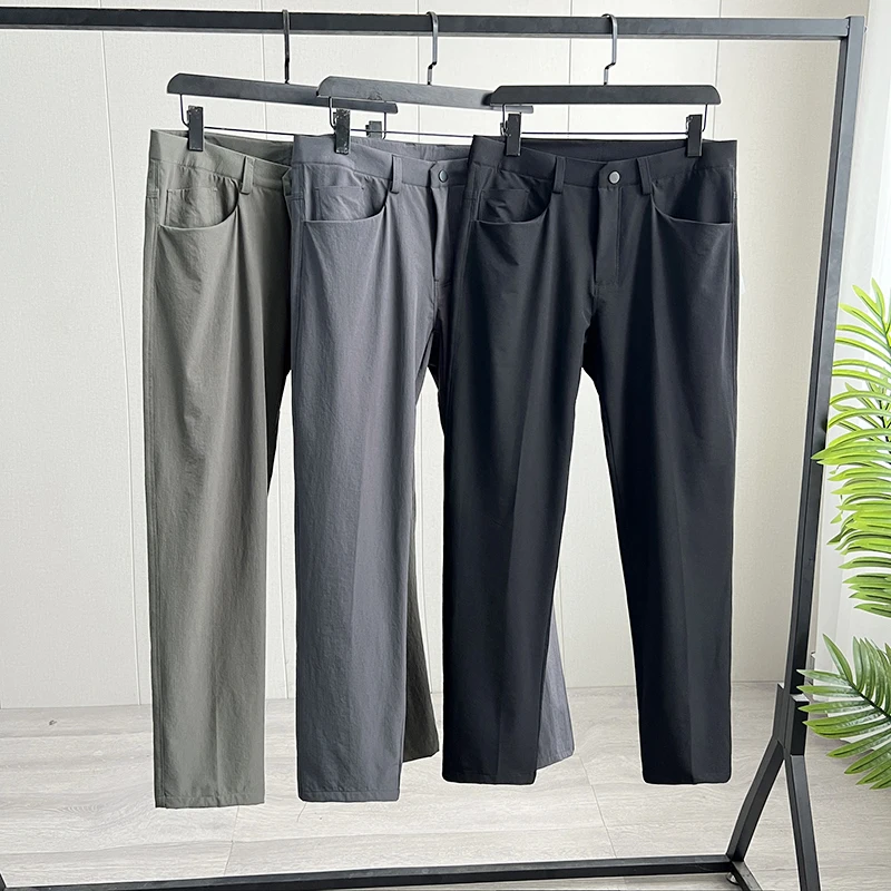 

Busin Casual Men's Outdoor 3D Tailored Breathable Qui Dry Water Resistant Summer Long Pants Youthful Vitali Sle