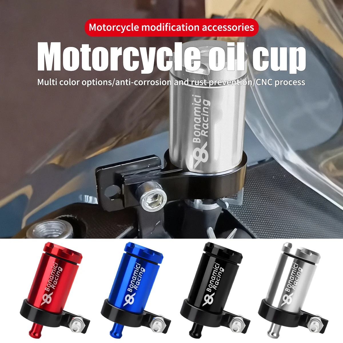 

6CM Motorcycle Oil Filter Universal CNC Aluminum Alloy Oil Cup for Dirt Pit Bike ATV Kawasaki KTM Motorcycle Accessories