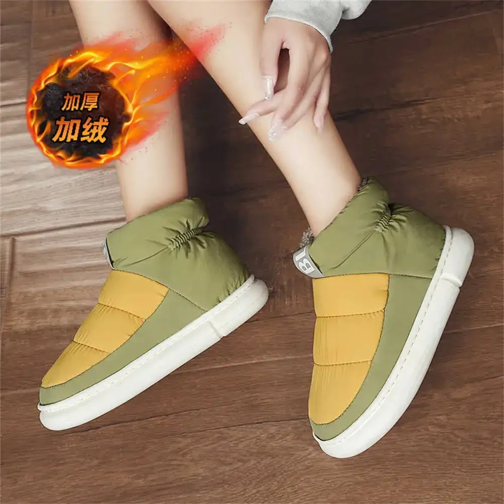 Big Size Special Size Woman's High Sneakers Husband Famous Brands Shoes Green Ankle Boots Sports Trainers Sneekers