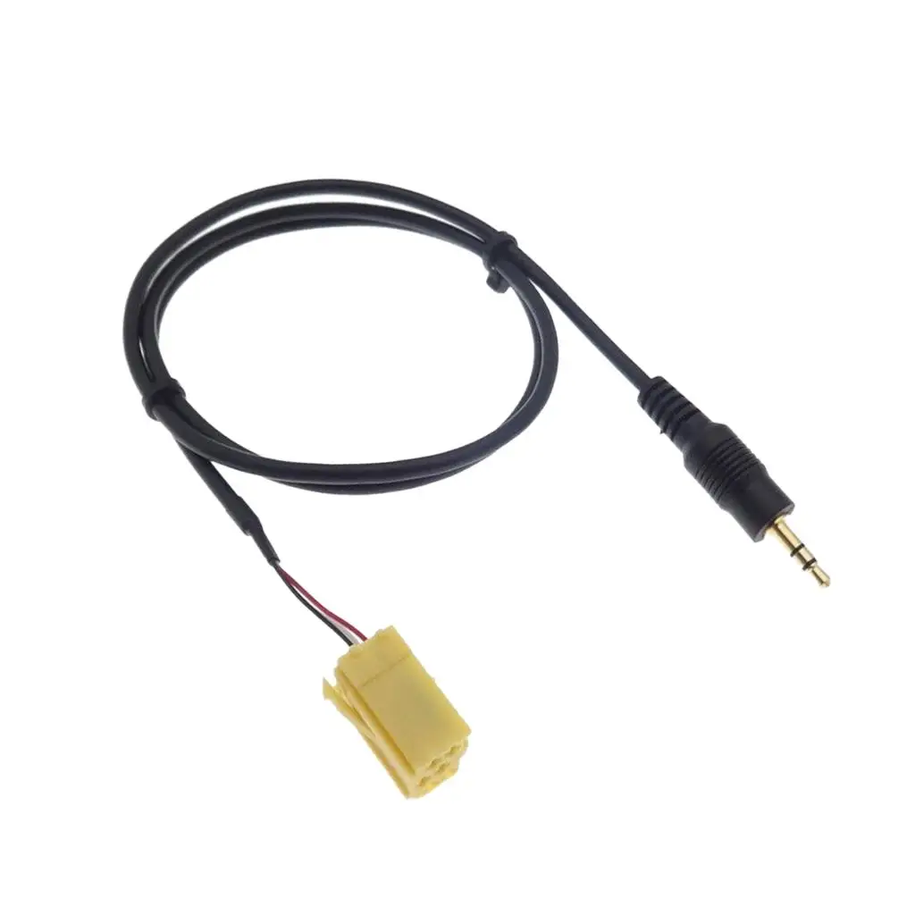 Car 3.5MM AUX-IN Adapter Cable for Peugeot 206 207 307 308 Citroen Sega MP3 MP4 Phone 2007 - 2013 2014 2015