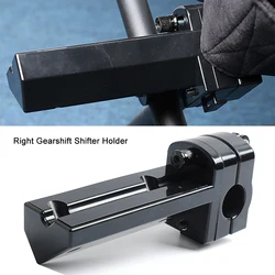 For Playseat Chair Right Gearshift Shifter With Screws Black Support Bracket Gearshift Mount for G25 G27 G29 G920 Part