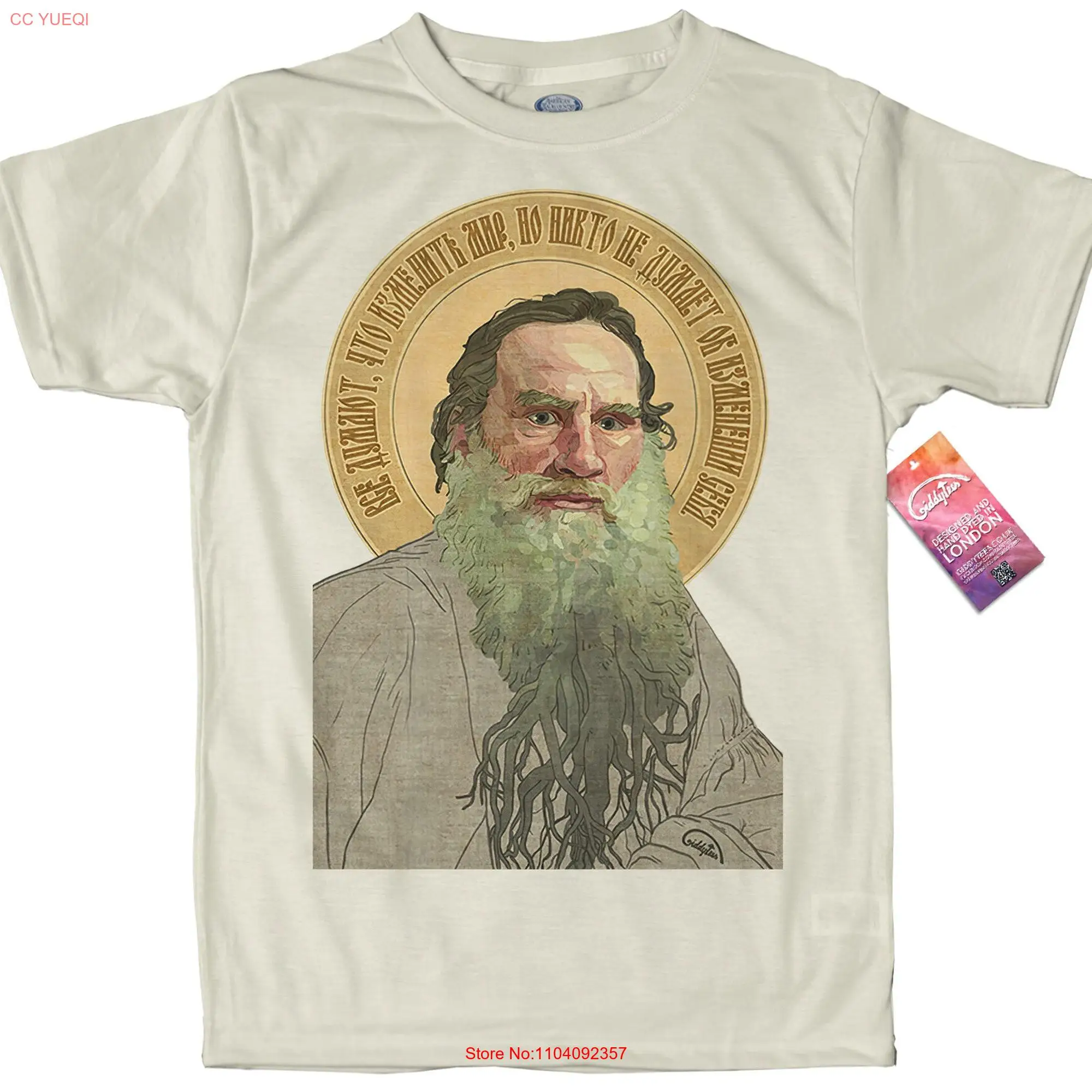 Leo Tolstoy T Shirt long or short sleeves