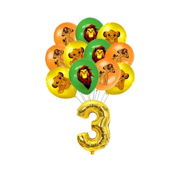 Simba König der Löwen Geburtstag Party Dekorationen Einweggeschirr Ballon Tischdecke Serviette Tasse Kuchen Topper für Kinder Babyparty