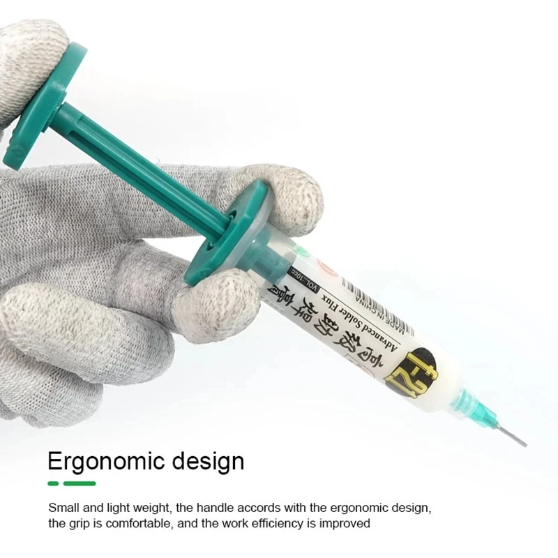 RELIFE F-21 10CC Advanced Solder Flux For PCB BGA Lead-Free Halogen-Free Rework Soldering Welding Syringe Emulsified Paste