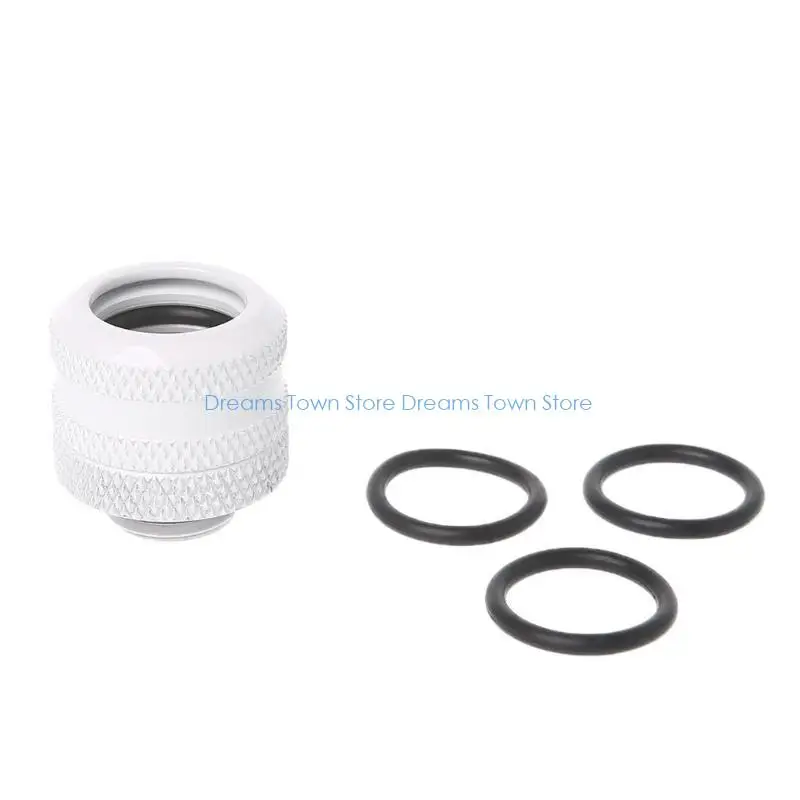 HX6A G1/4" Quick Tighten Compression Fitting for Hard Tube 10x14mm 1PCS Black