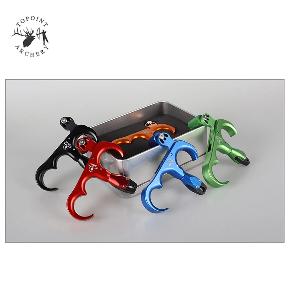

TP423 360 градусов 3-пальцевой составной лук для освобождения алюминиевого сплава, триггерная ручка для большого пальца, вспомогательные средства для освобождения пальца, регулируемая стрельба из лука