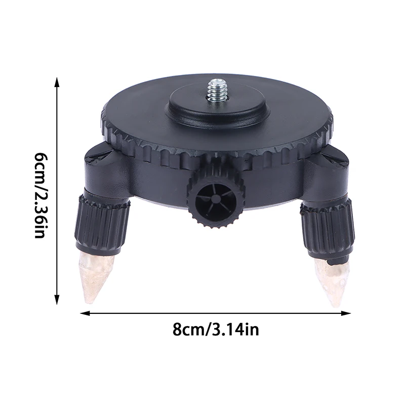 1 szt. Adapter miernika poziomu 360 stopni podstawa obrotu uchwyt do statywu 1/4 Cal interfejs laserowy Nivel narzędzia poziom lasera
