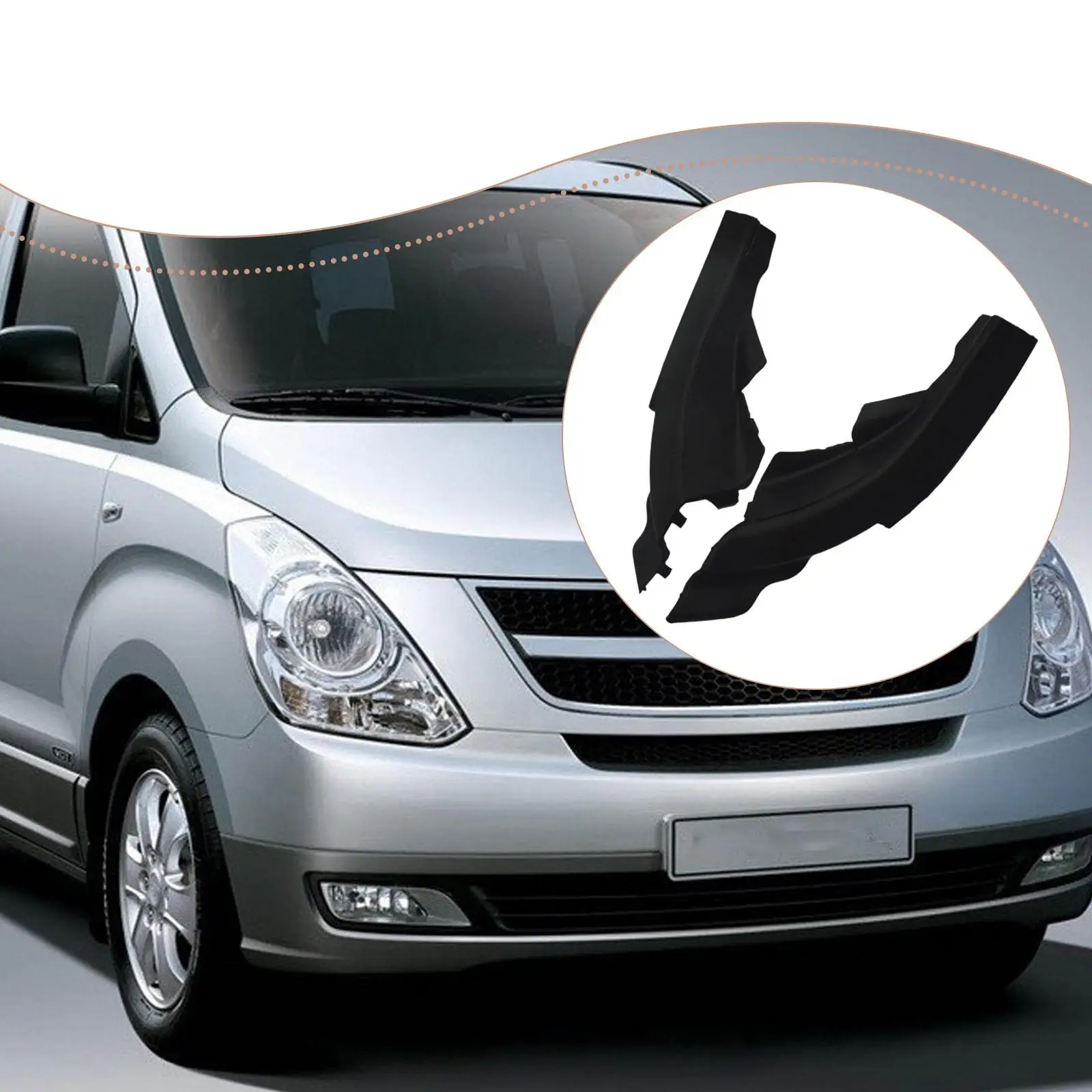 

2 шт. боковая вентиляционная крышка капота 86153-4H000 левая для Hyundai, запасные части