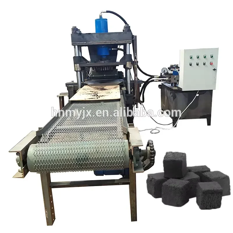 2026 CE Hydraulic Machine Briquette and Shisha Charcoal Briquetting for Coconut Shell Charcoal Dust, 7.5kw 10080pcs Per Hour