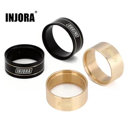 INJORA-Anillo de abrazadera Beadlock interno de latón, 13g, ajuste de llanta de rueda de 1,0 