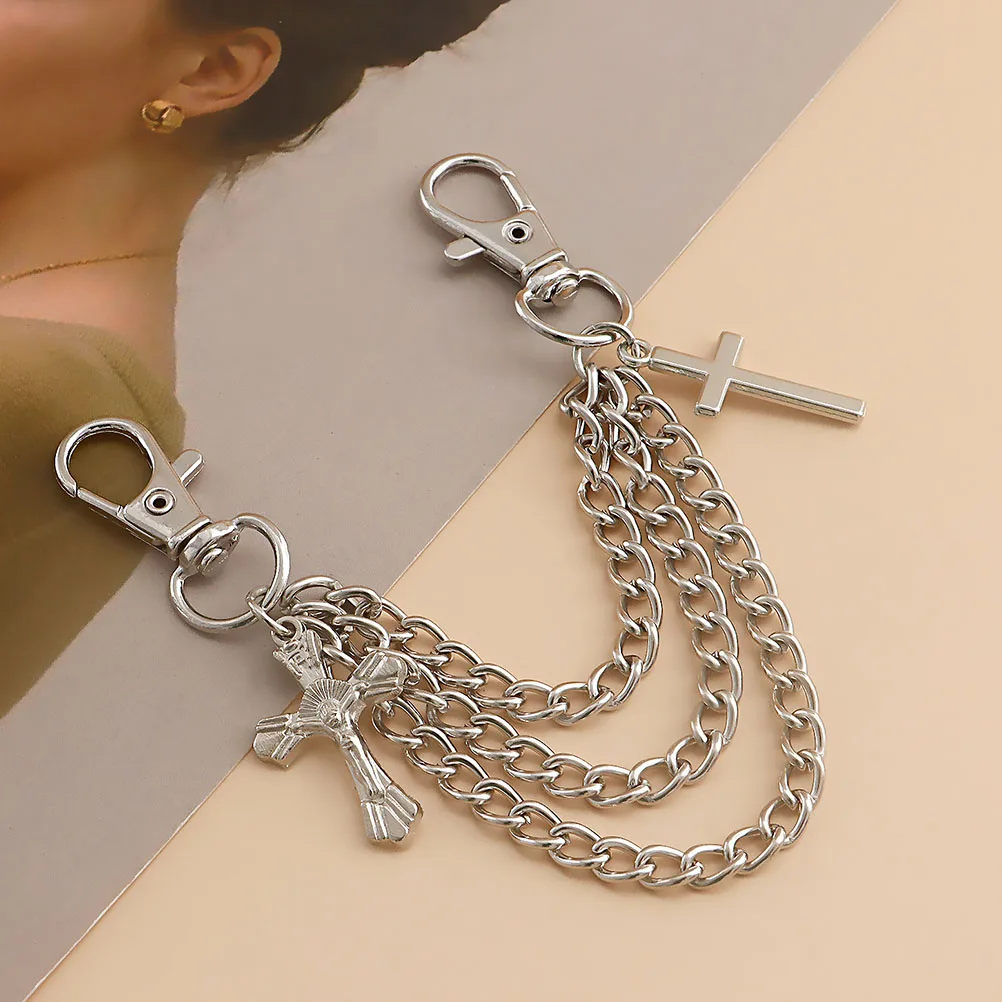 

White K Bohemian Mixed Color Rice Beads Multi layer Metal Chain Women Accessories Durable Alloy Clog Chains Shoe Charms No Glue