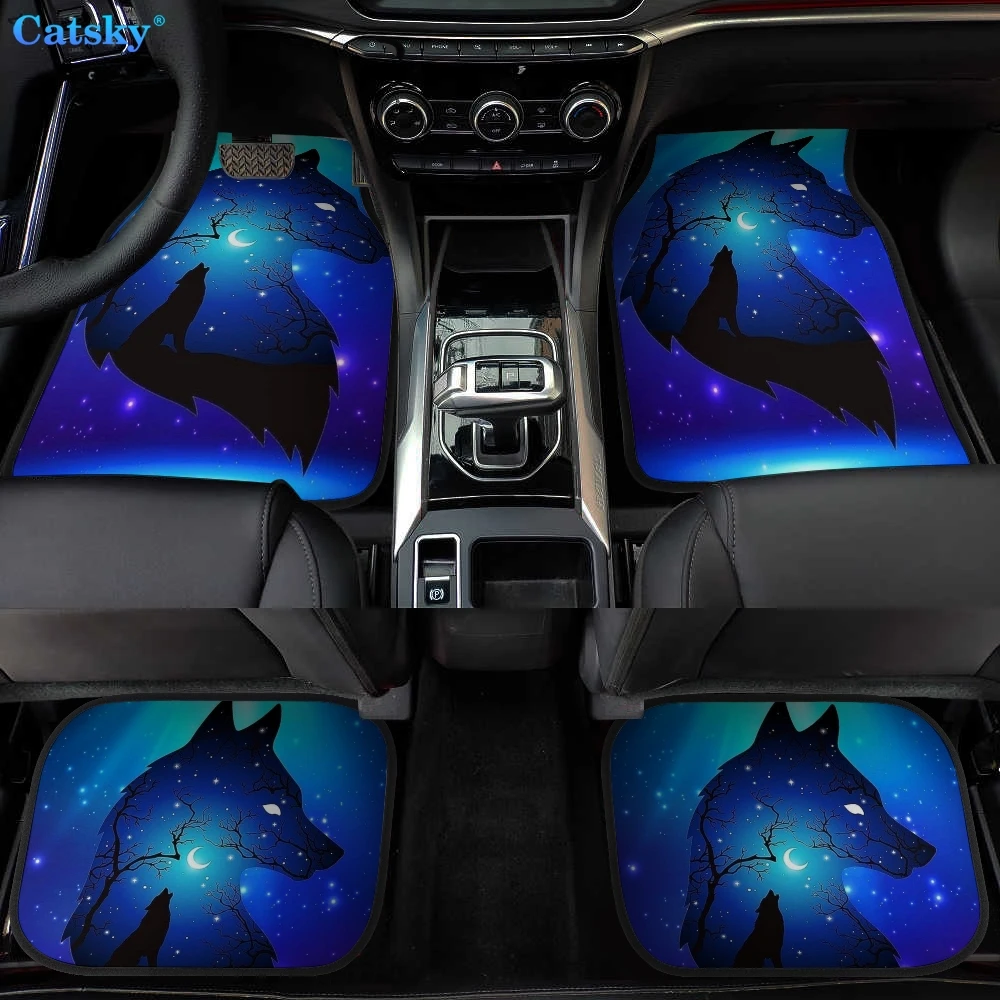 Animal Car Interior Floor Mat, Car Floor Mats Decoration, Car Accessories, Jeep Floor Mats 4-piece Set, Car Floor Mats for Women