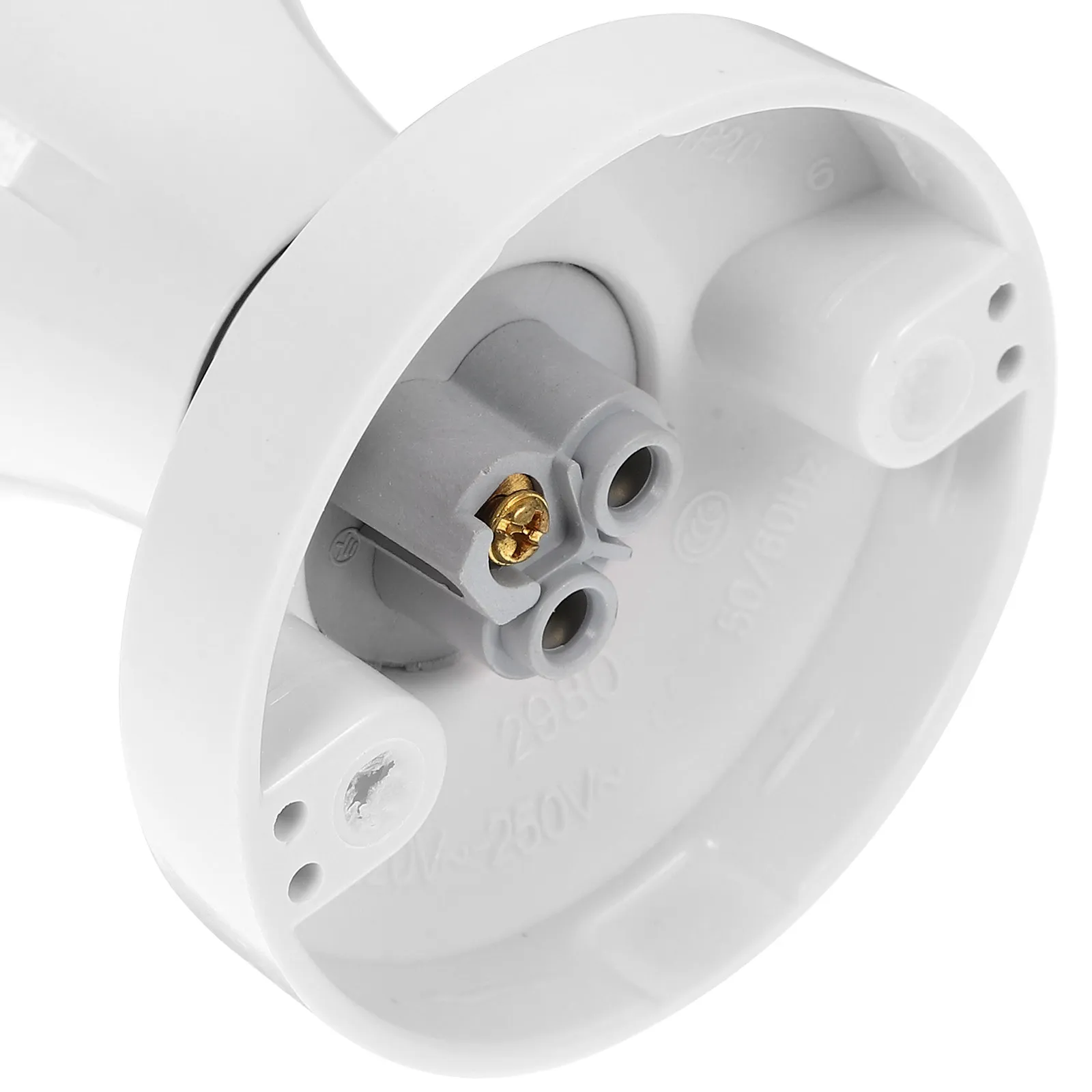 

2Pcs Ceiling Light Fitting B22 Lamp Holder Socket Base Stable Connection Bulb Holder for DIY Lamp Renovation Projects