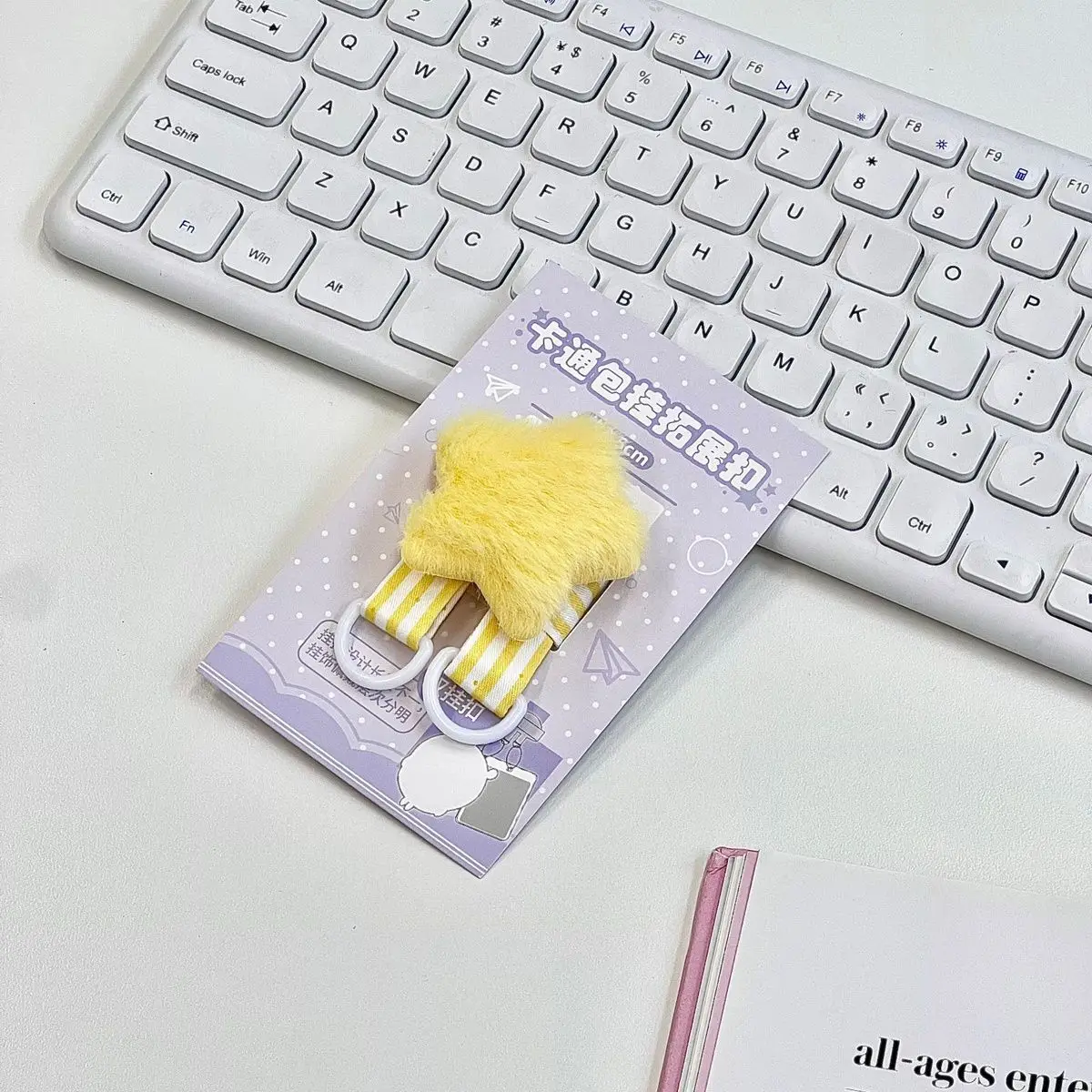 Kreative Engelsflügel-Taschenanhänger, Niedlicher Cartoon-Herz-Schlüsselanhänger, Süße Mädchen-DIY-Display-Schnalle, Taschenzubehör, Handgemachte Geschenke für Mädchen