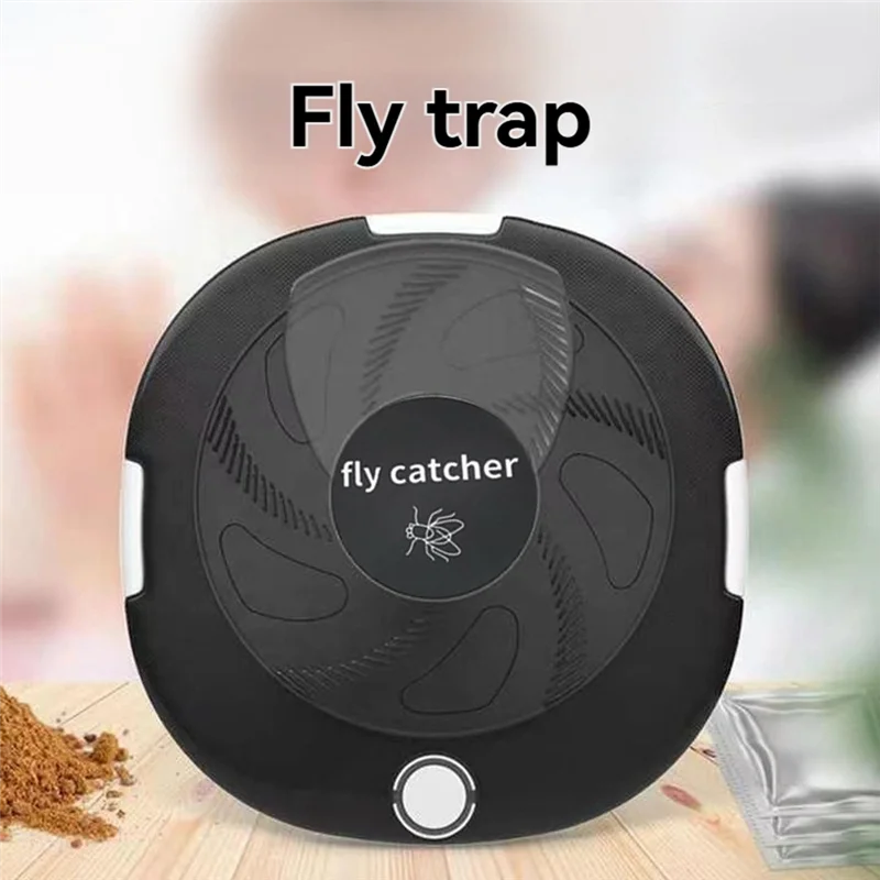 B98A-فخ الذباب الكهربائي المنزلي مع الطعوم التلقائي البعوض الماسك USB صائد الذباب لحديقة المطبخ المنزلية