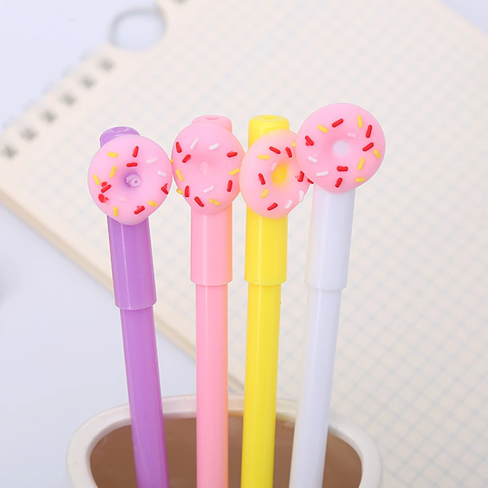 

20 шт., гелевые чернильные ручки в мультяшном стиле, многоразовые долговечные студенческие канцелярские принадлежности, гладкие ручки для письма, гелевая ручка с героями мультфильмов