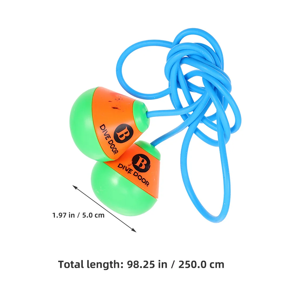 2 pezzi bambini anelli di allenamento per il nuoto arco subacqueo aiuti per l'immersione migliora le tecniche giochi divertenti in piscina attività estive all'aperto 2,5 m