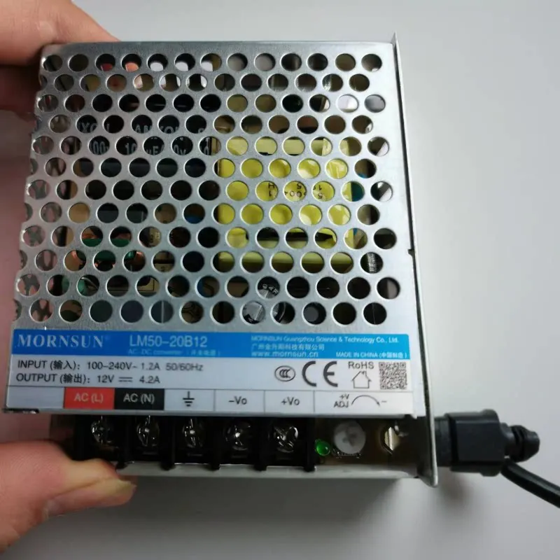 New LM50-20B24/05/12/15/36/48 AC-DC Switching Power Supply 85-264V Input