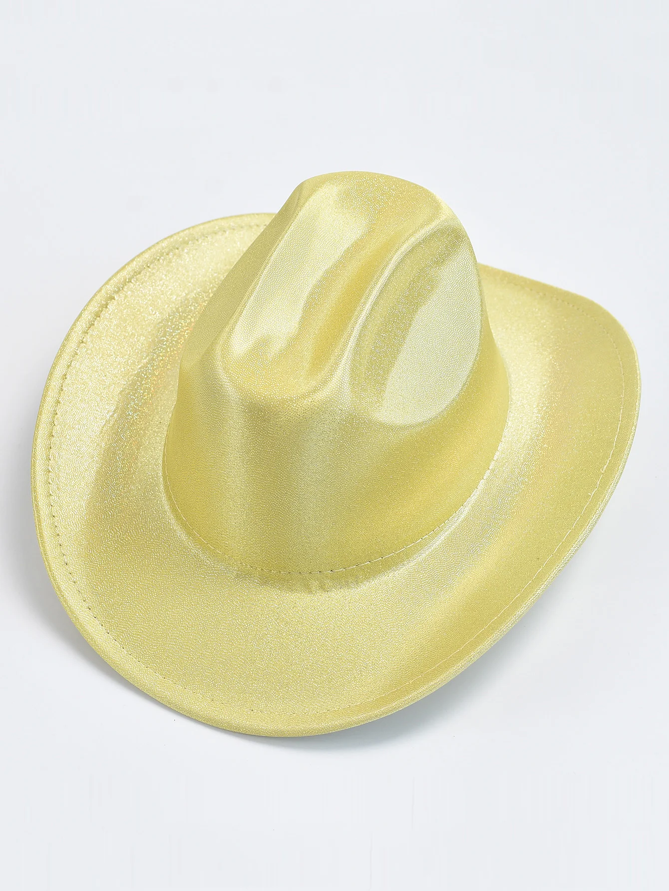 Frauen solide Pailletten Fedora Hut Mode Festival Party Hochzeits kleid Hüte Cowgirl Jazz Cap – Detail 6
