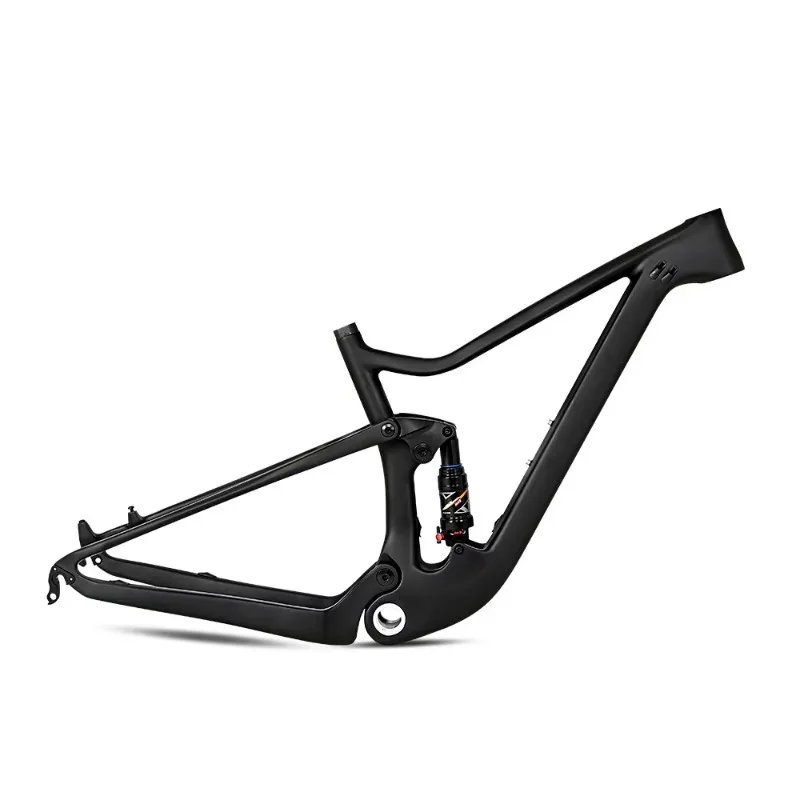 Factory Wholesale Mtb Carbon Frame 29 er Full Suspension Carbon Fiber Mountain Bike Frame with DNM Rear Shox