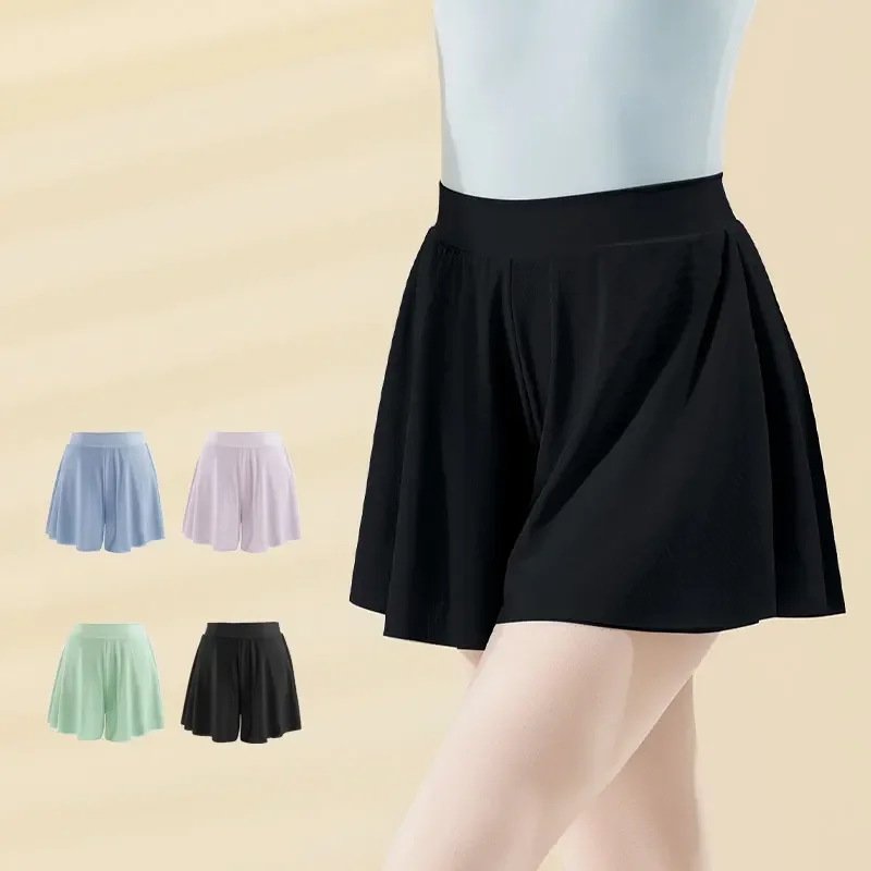 

Woman Dance Shorts Ballet Pants Yoga Skirted Pants Training Sport Dance Jogging Running Short Pants Fitness Trousers