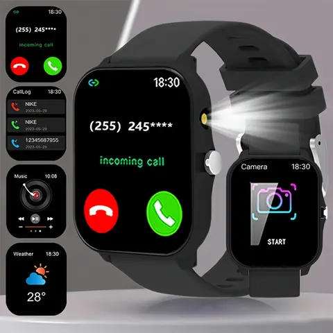 2026 New Smartwatch, 1.83-inch HD Full Touchscreen, Supports Calls/Message Notifications, Multiple Sports Modes, Music Playback