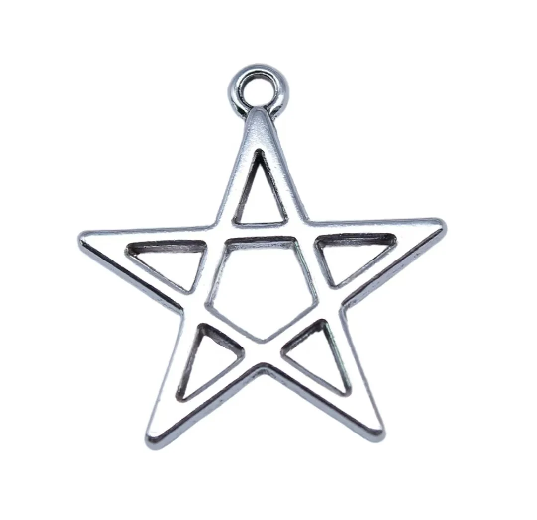 

15pcs 22x25mm Zinc alloy metal tibetan silver plated charm T0807 for jewelry making
