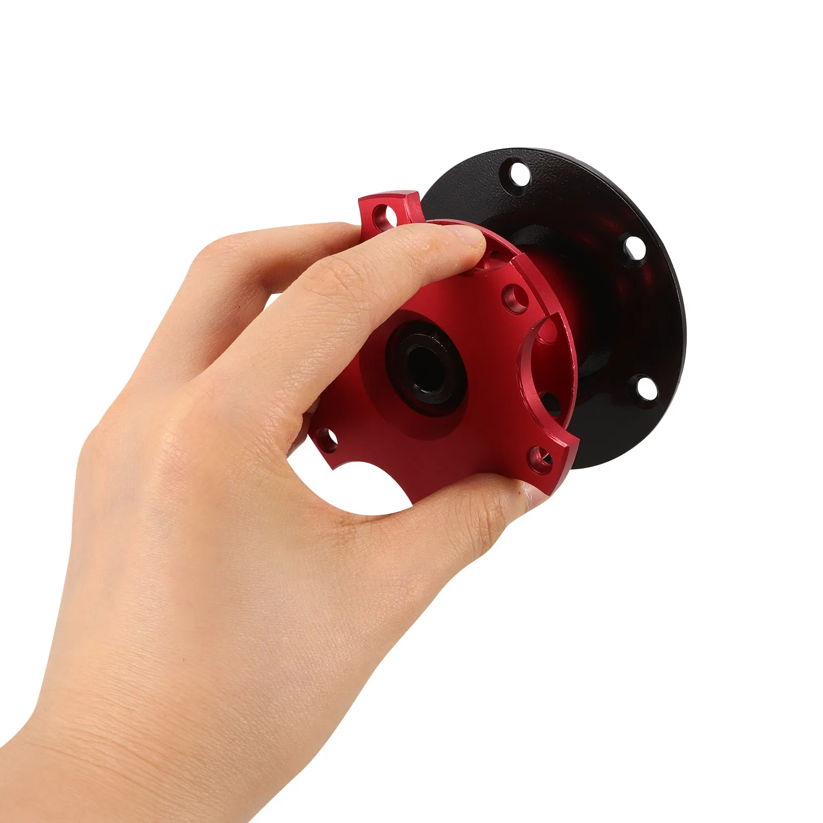

Steering Wheel Quick Release Adapter Racing Enthusiast Compact Aluminum Alloy Easy Install Remove Modification Car Part Supply