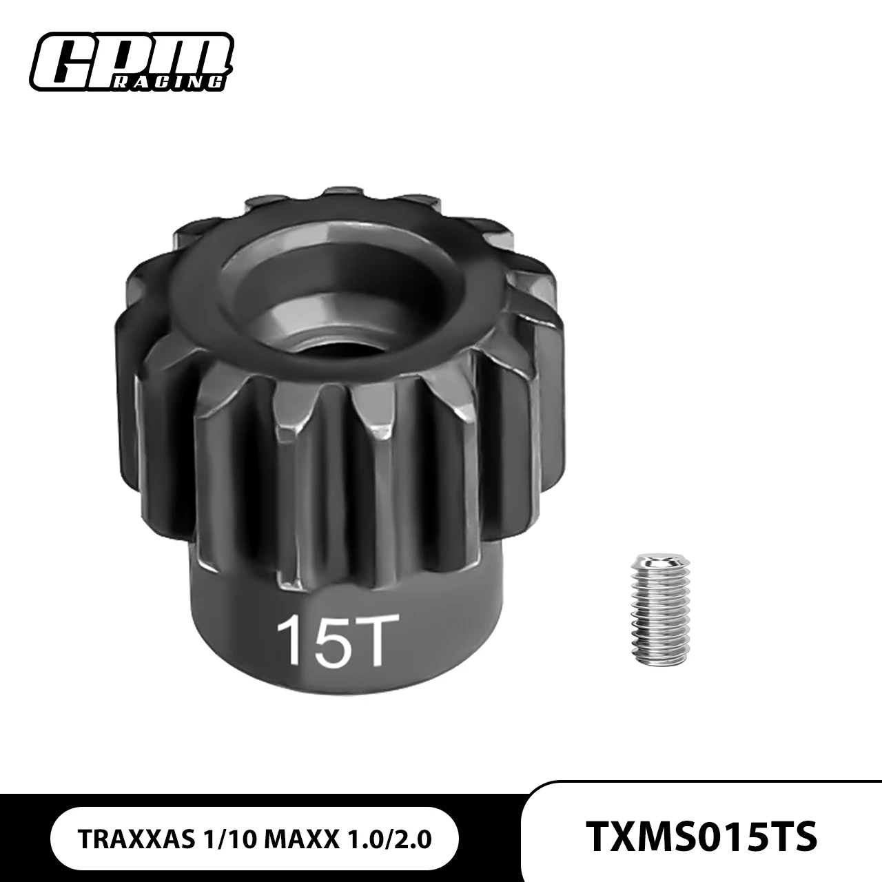 

GPM Harden Steel #45 Motor Gear 15T/16T/17T/18T/20T/22T For TRAXXAS 1/10 4Wd Maxx Monster Truck