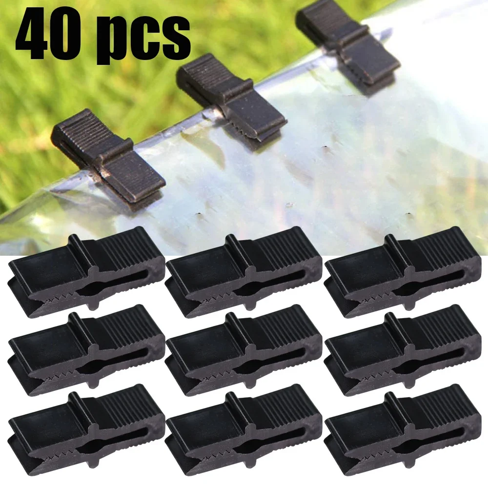 Fixed Clip Plastic Film Clip Garden Greenhouse Clip Sun and Rain Resistant for Fastening Film Sliding Clip Gardening Supplies