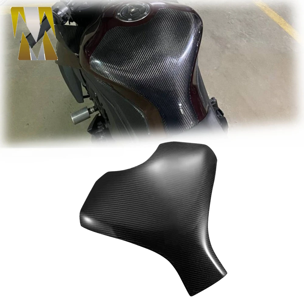 

Z1000 Motorcycle Carbon Fiber Fuel Tank Cover Compatible with Kawasaki Z 1000 2010 2011 2012