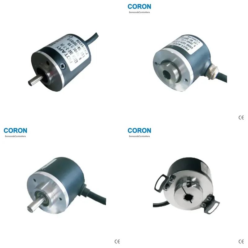 CORON G30S4 series incremental rotary encoder 30mm outer shaft diameter 5VDC/5-26VDC angular velocity lead for angular