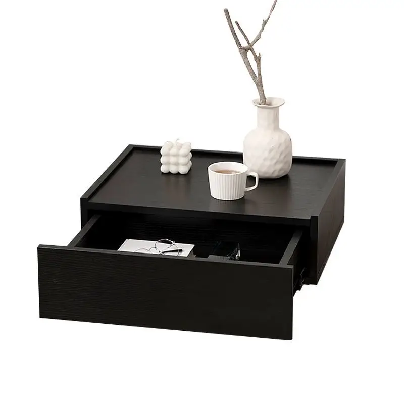 Floating Italian minimalist small household bedroom narrow side, cabinet y