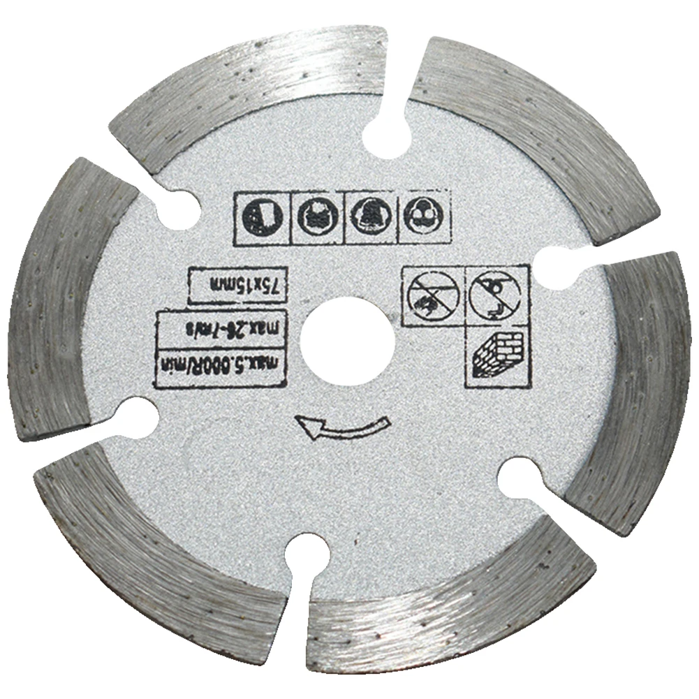 3 Inch/75Mm Snijblad Diamant Slijpen Wiel Haakse Slijper Zaagblad Voor Snijtegel Keramisch Beton Marmer