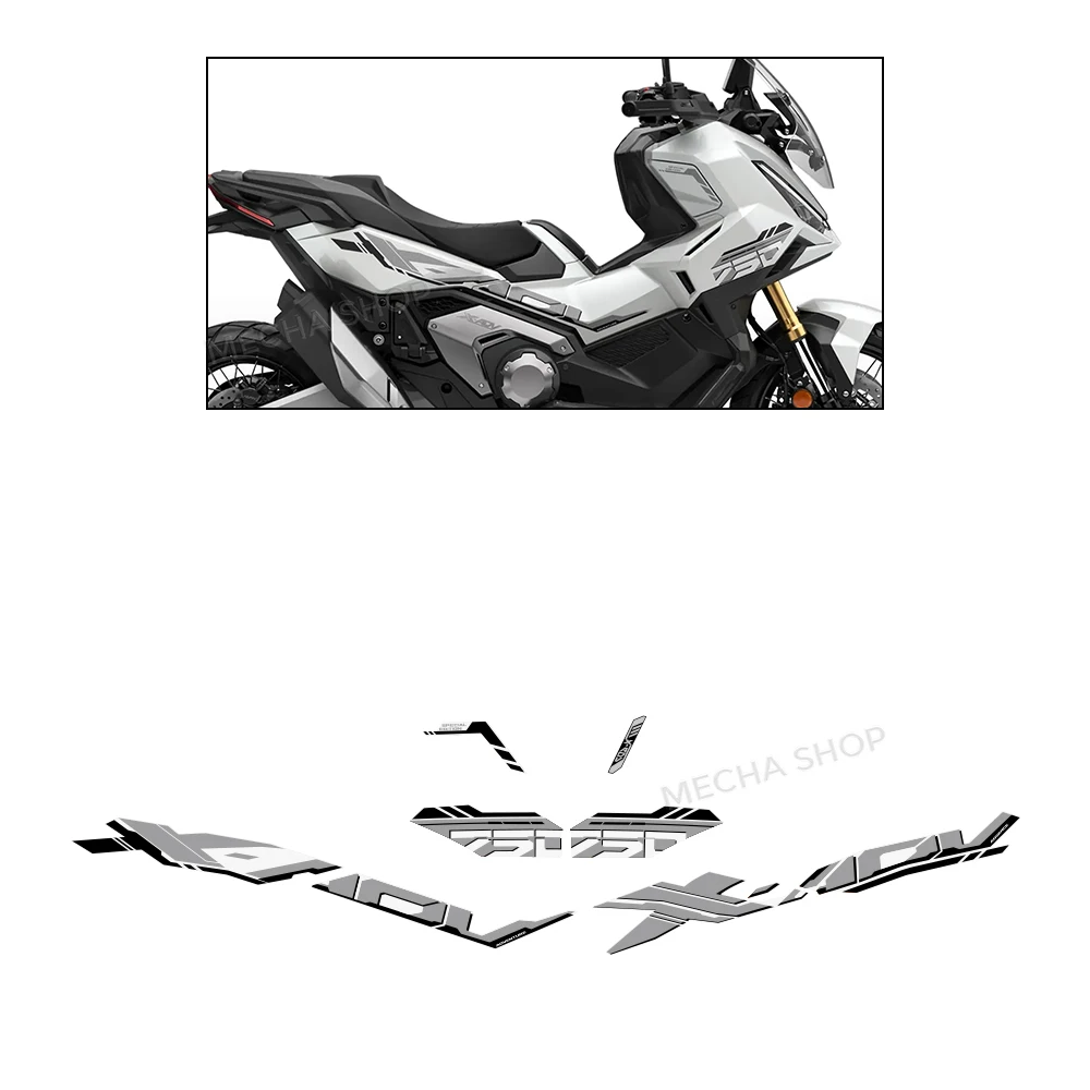 For X-ADV 750 X ADV 750 2025 Anti-Scratch Protection Sticker XADV 750 Sticker Fairing Stickers