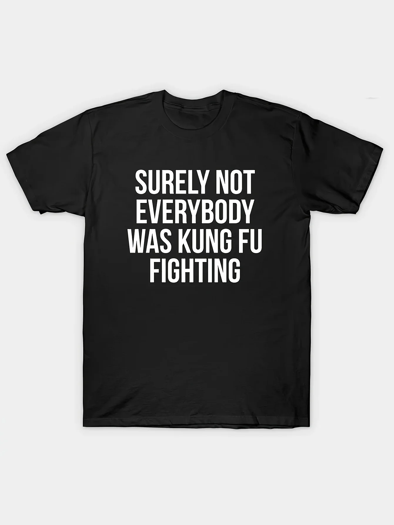 

Смешная Футболка с принтом кунг-фу, можно стирать в машине, Всесезонная Мужская футболка-уникальная и Юмористическая футболка для лета и выше!