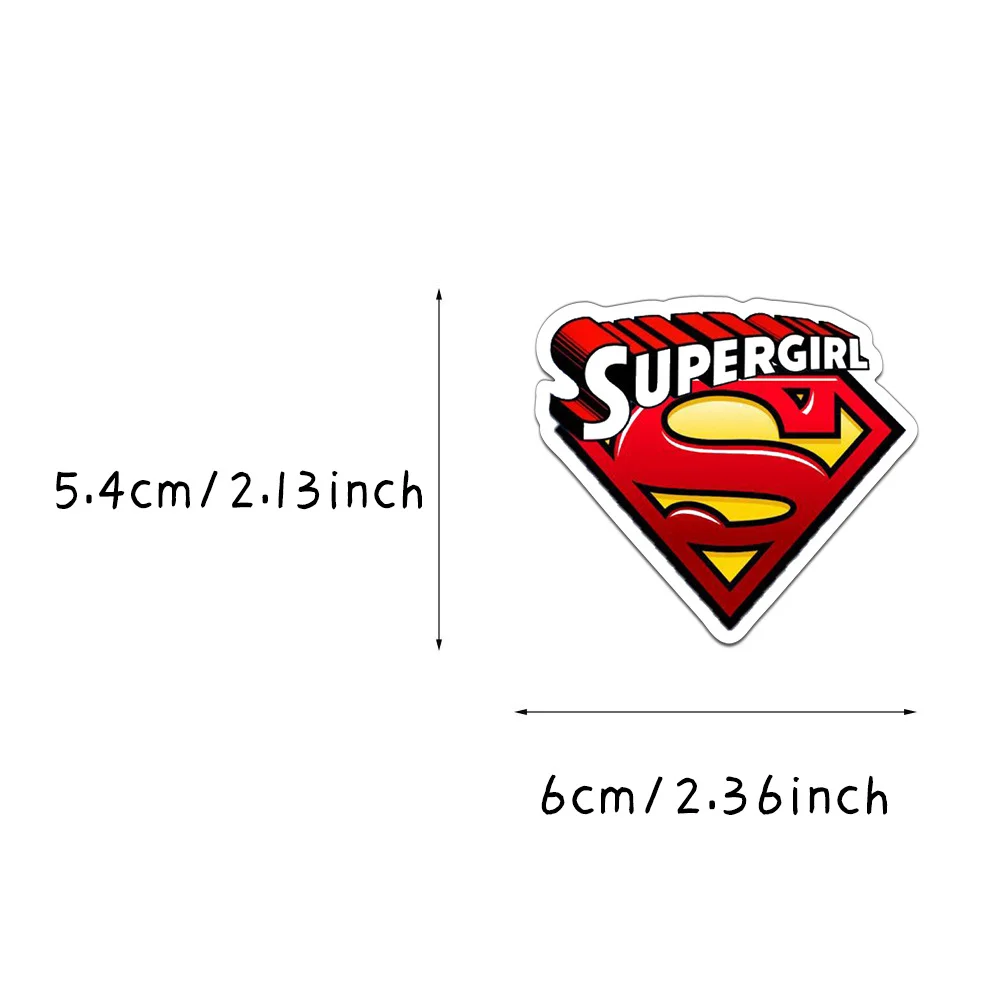 Batman Superman Stickers-Waterproof Vinyl Decals for Water Bottles, Luggage Phone Cases, Great Gift for Kids & Superhero Lovers view 2