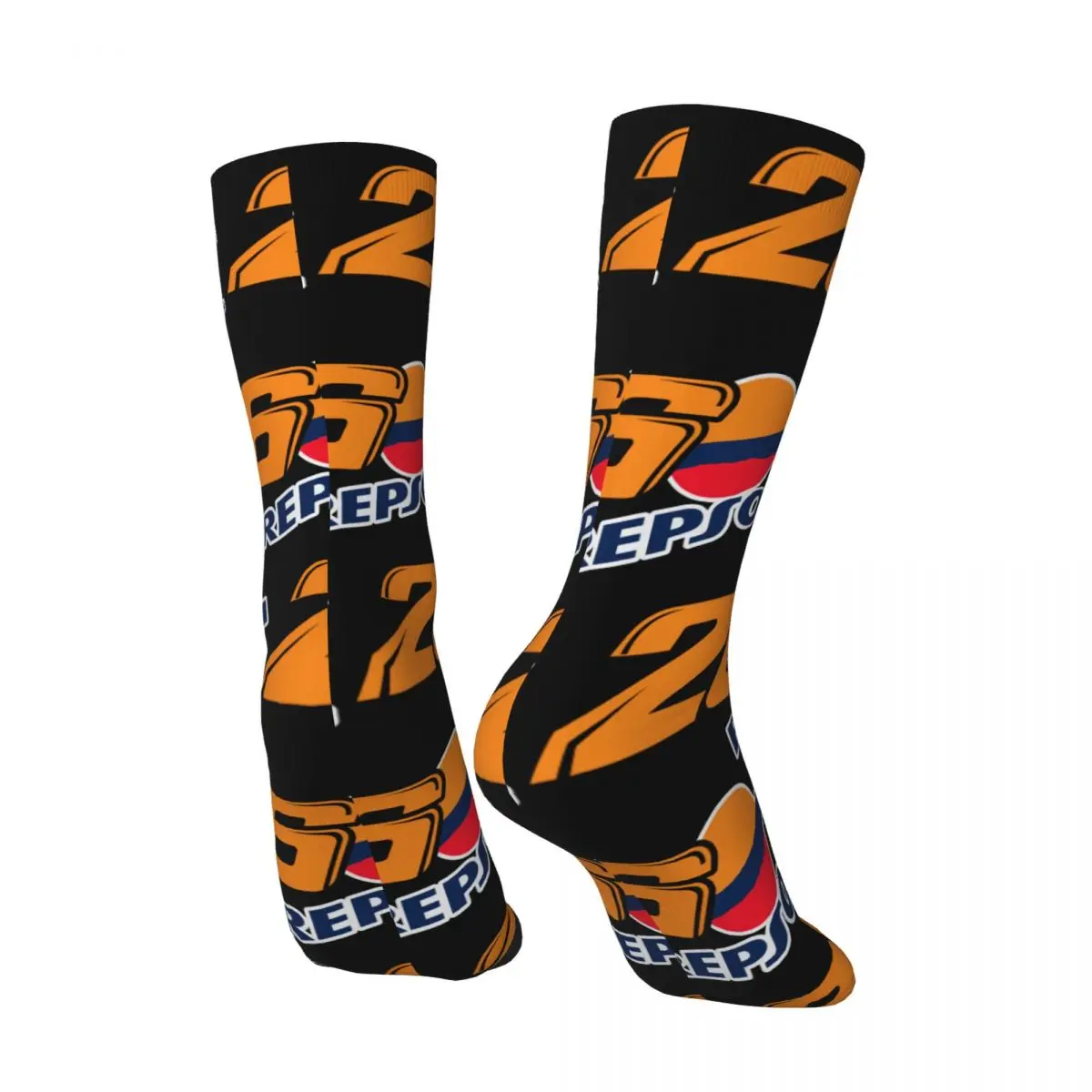 Funny Happy Men's compression Socks Slick Vintage Harajuku Repsol Hip Hop Novelty Seamless Crew Crazy Sock Gift Printed