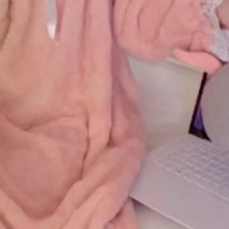 

Autumn Winter New Women Fashion Comfort Long Sleeved Nightgown Thickened Soft Warm Can Be Worn As A Korean Home Outfit Nightgown