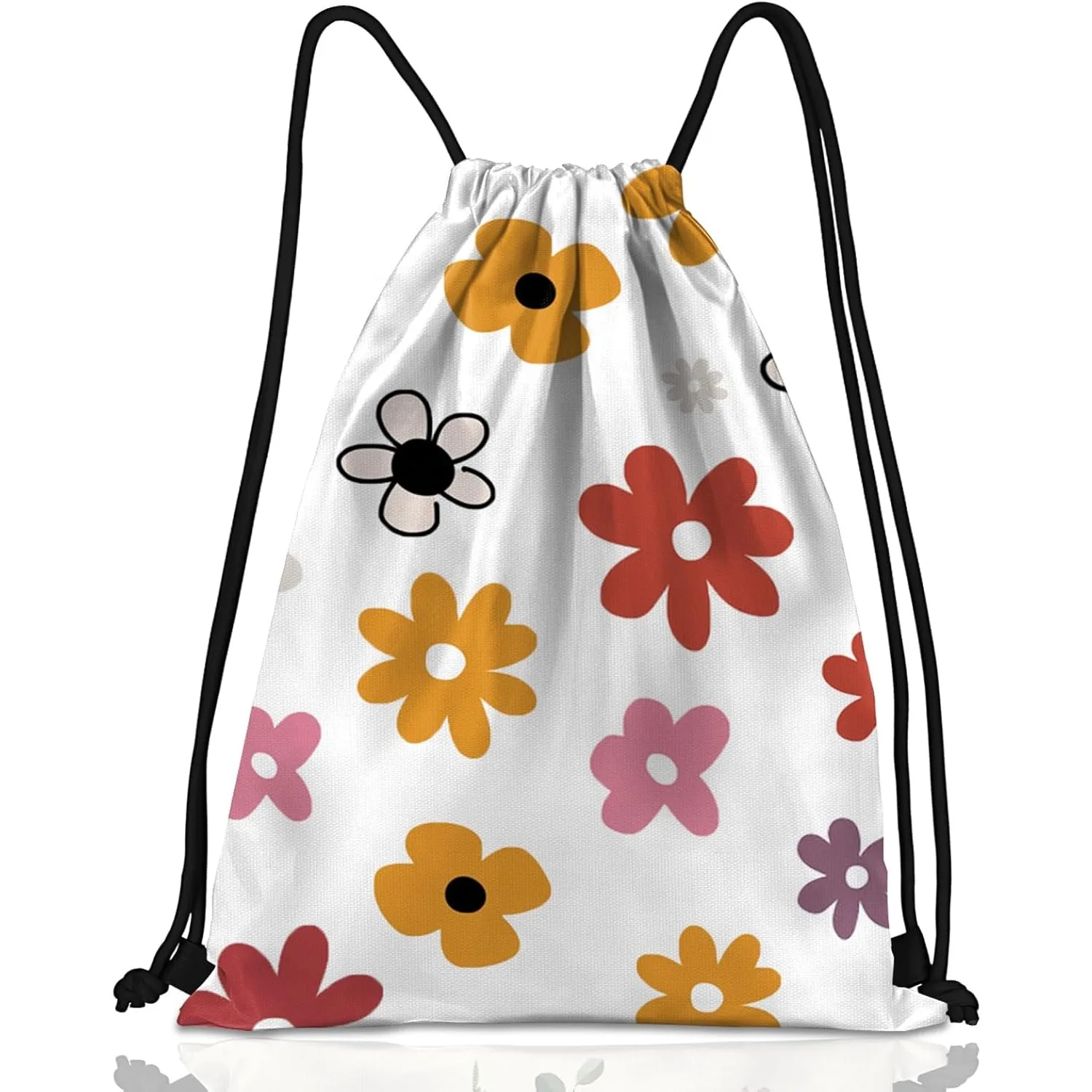 Mochila con cordón, bolsas deportivas con cordón para nadar, mochila estética impermeable para mujeres unisex, playa