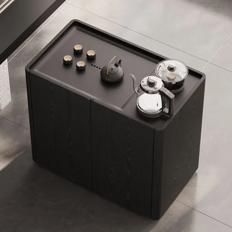 

Mobile tea table kettle integrated tea cabinet, modern simple small apartment
