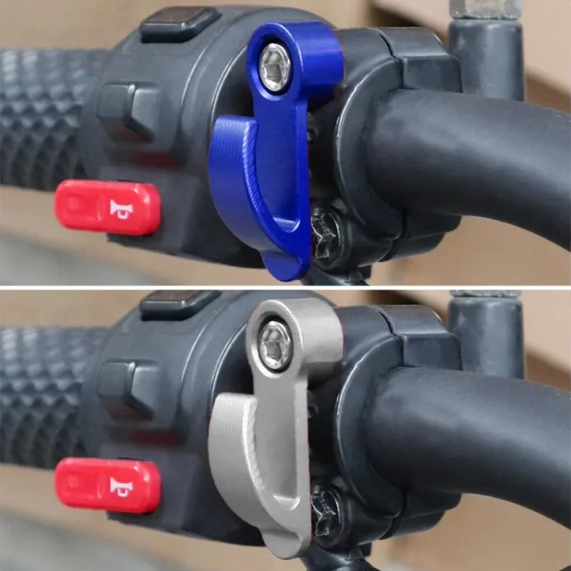 Gancho Universal de aleación de aluminio para motocicleta, gancho de un solo orificio para bolsa de casco, soporte de gancho de transporte para bicicleta eléctrica de Cross