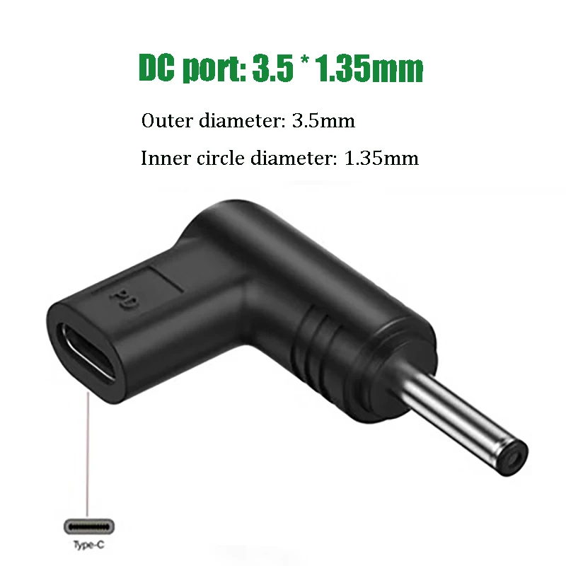Typ-C-Buchse zu Rundmund Gleichstrom-Drehst ecker pd Schnelllade-Lockvogel adapter Optisches Modem Drucker Router 5V Ladegerät
