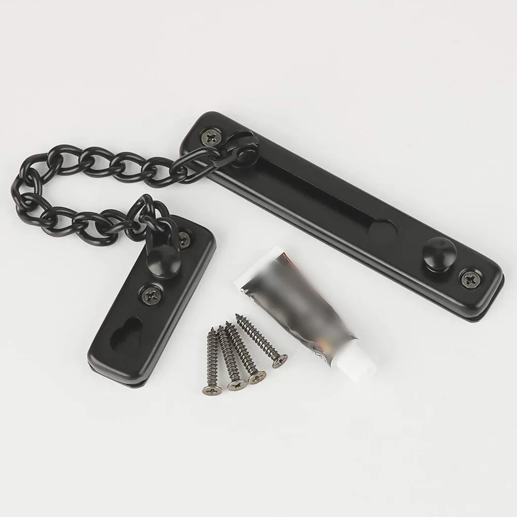 

Tool Chain Door Guard SECURITY SLIDE Accessories CHAIN DOOR FRONT DOOR GUARD HOME NICKEL/BRAS PLATED Professional